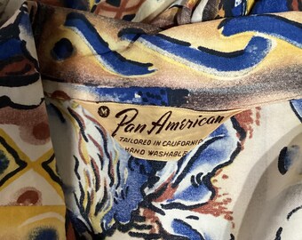 HS238 パンアメリカン製、1940年代/50年代のヴィンテージレーヨン