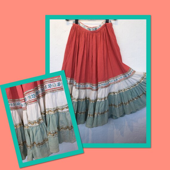 Vintage 1950s patio skirt