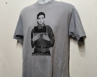 ヴィンテージ ロック T シャツ - 「エルヴィス プレスリー」 L サイズ