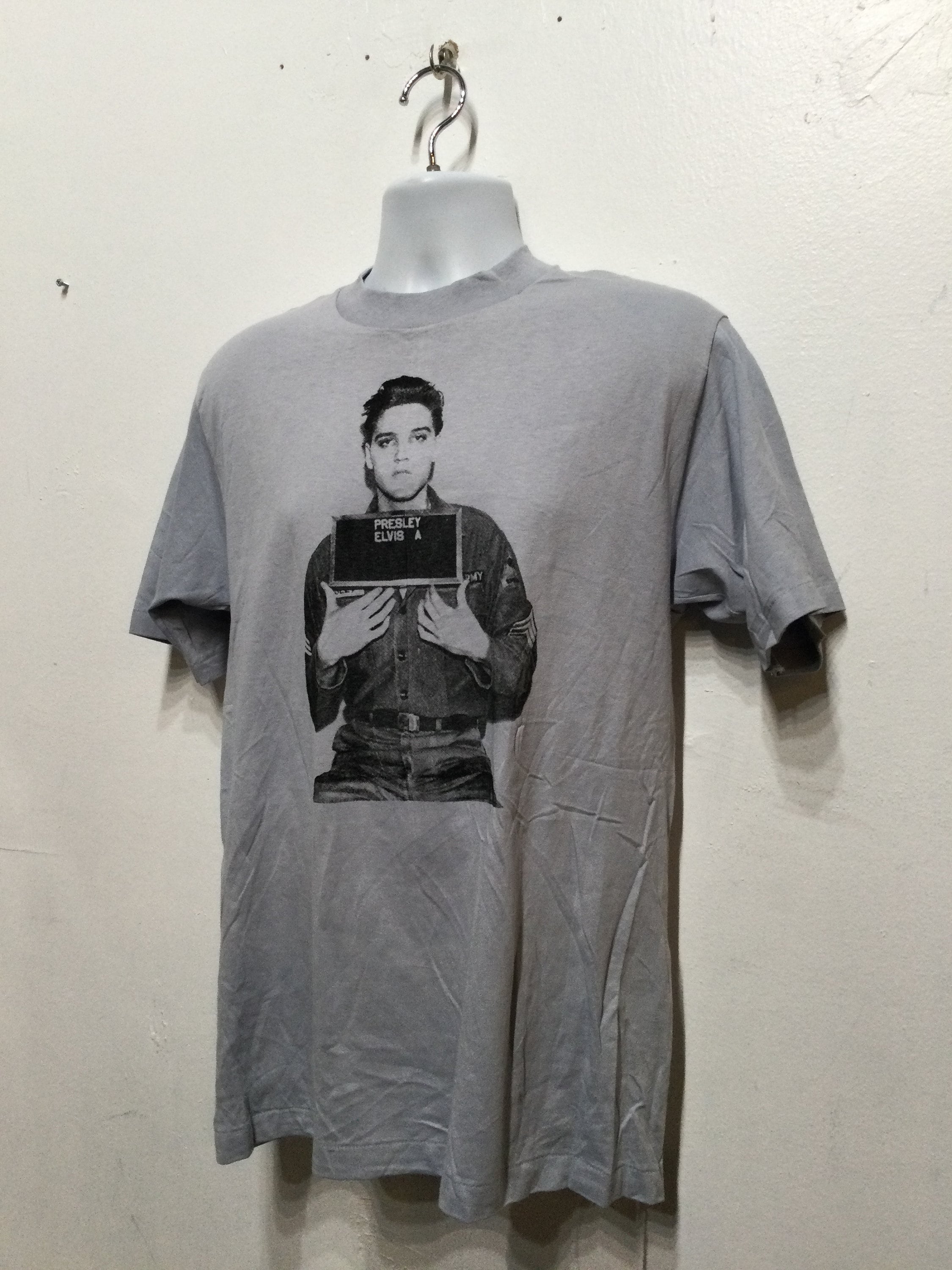 ヴィンテージ ロック T シャツ - 「エルヴィス プレスリー」 L サイズ