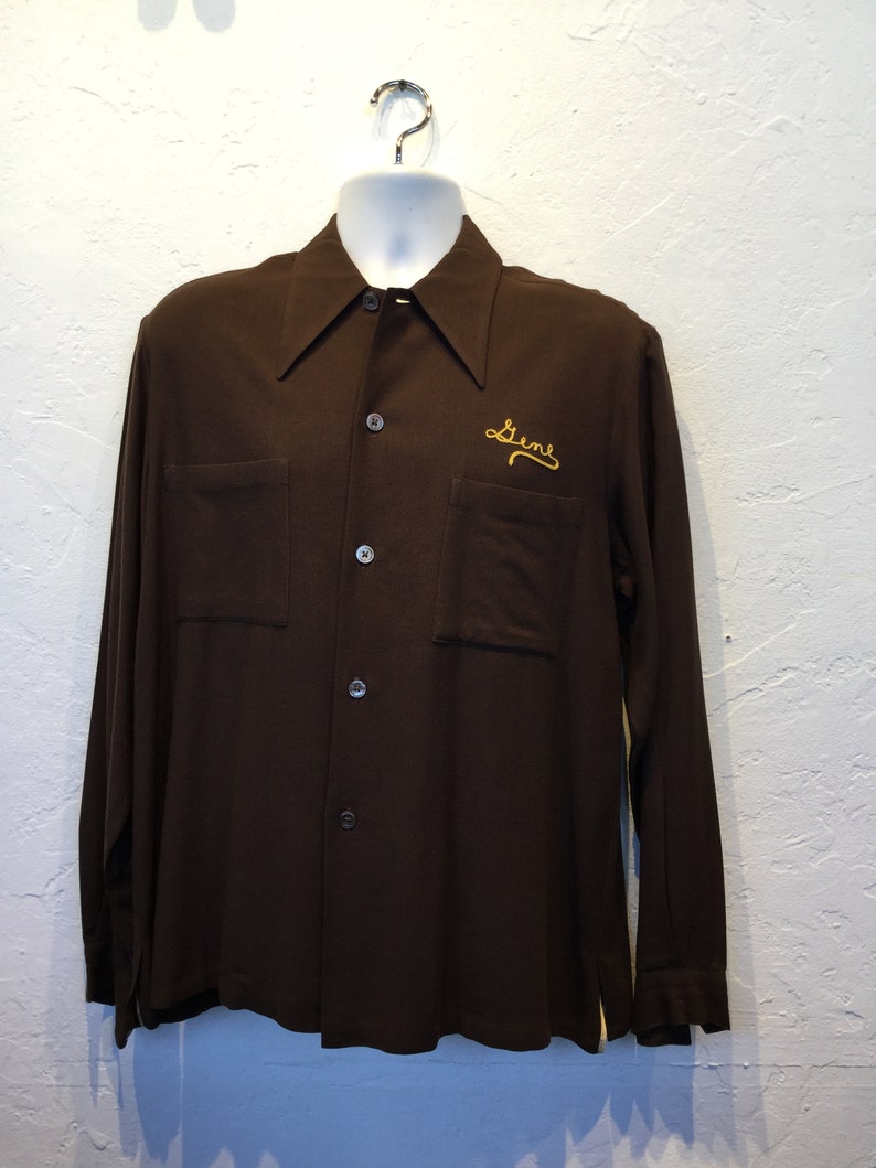 Vintage 1940s50s bowling shirt