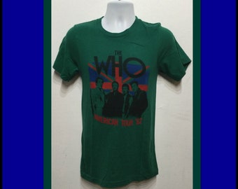 Vintage printed rock T-shirt "The Who-American Tour 82"