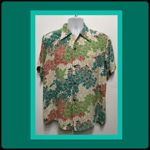 Vintage 1940s rayon Hawaiian shirt by Tropicana. … - image 1