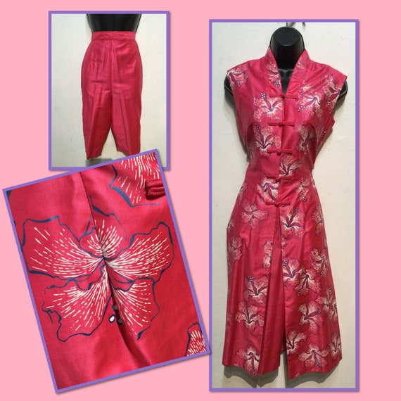 Vintage 1950s dead stock 2 piece set by Alfred Sha