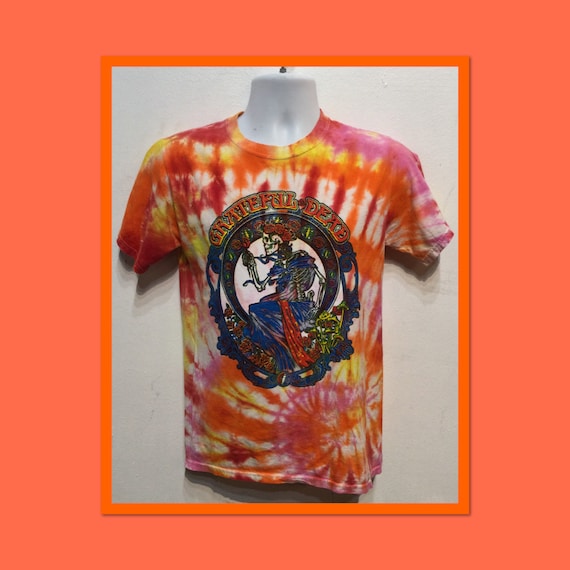 Vintage printed tie dye rock T-shirt - " Grateful… - image 1