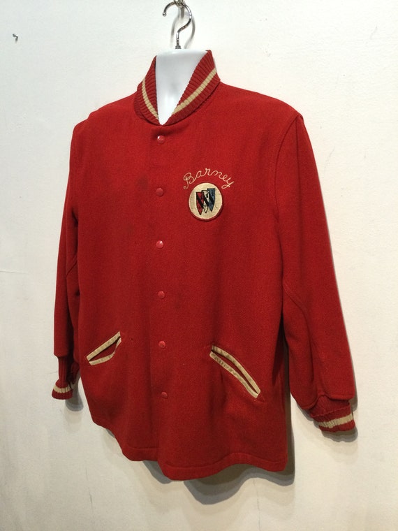 Vintage 1950s car coat jacket Size 42 - image 9