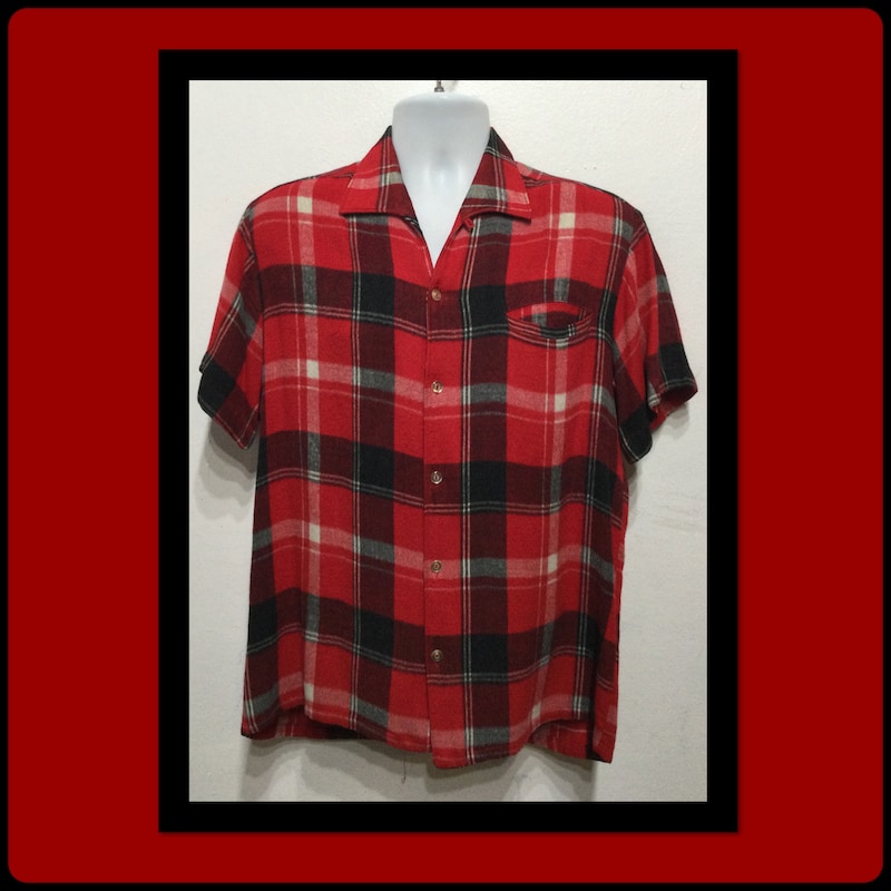 Vintage Colourful Plaid T Shirt main image 1