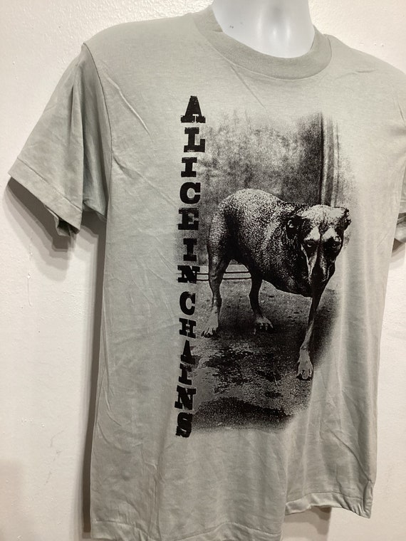 Printed vintage rock T-shirt -"Alice in Chains" S… - image 8