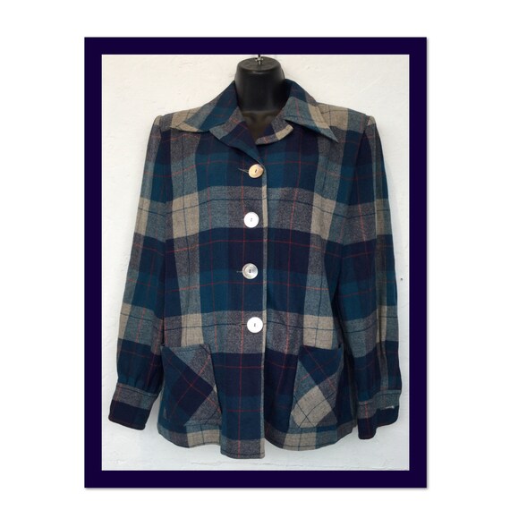Vintage 1940s/50s women's Pendleton wool 49er jack
