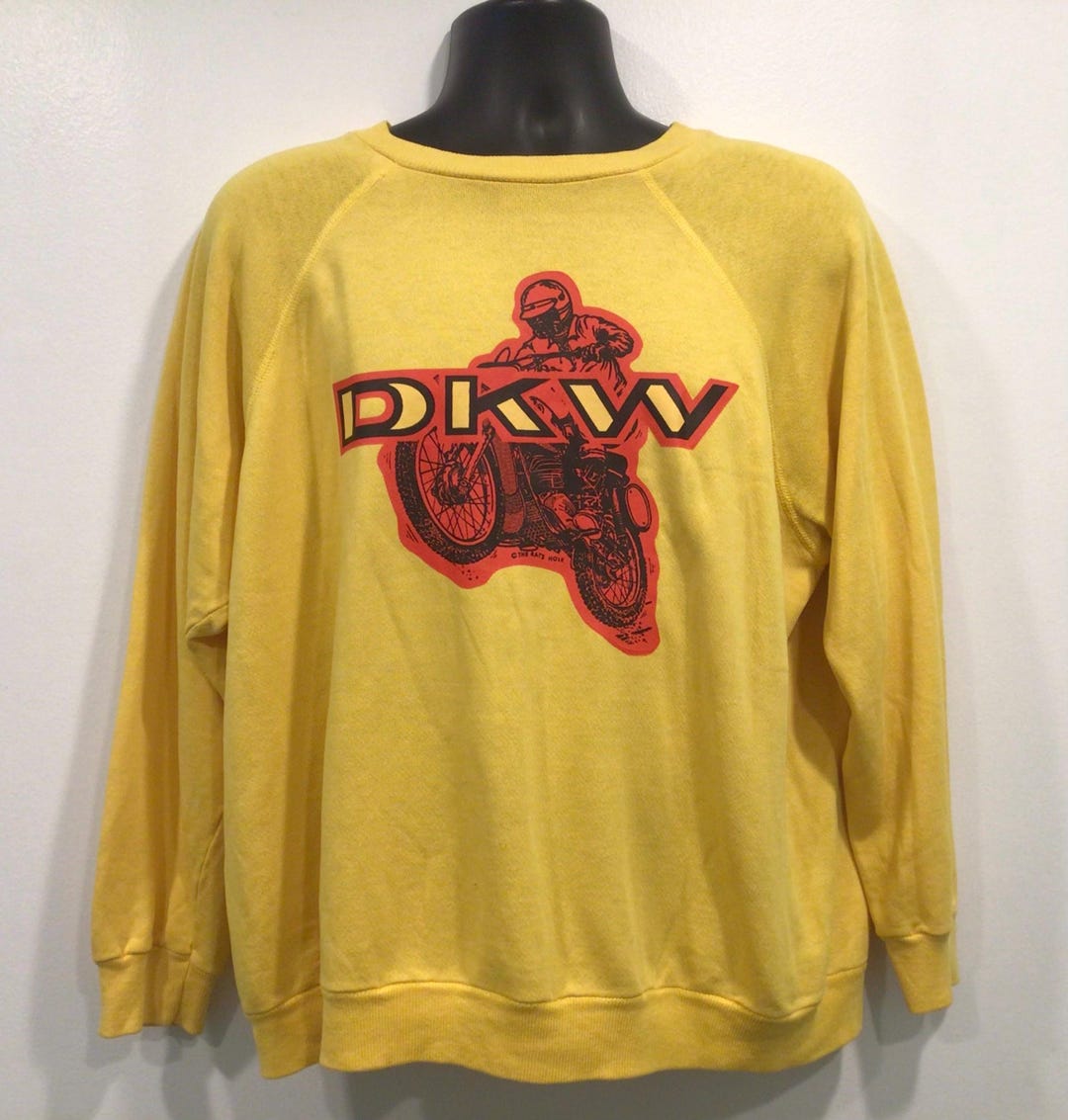 トップス 70s 80s OLD sweat Vintage Original 1970s Motor Cross Sweat, Size L…j334 - Etsy