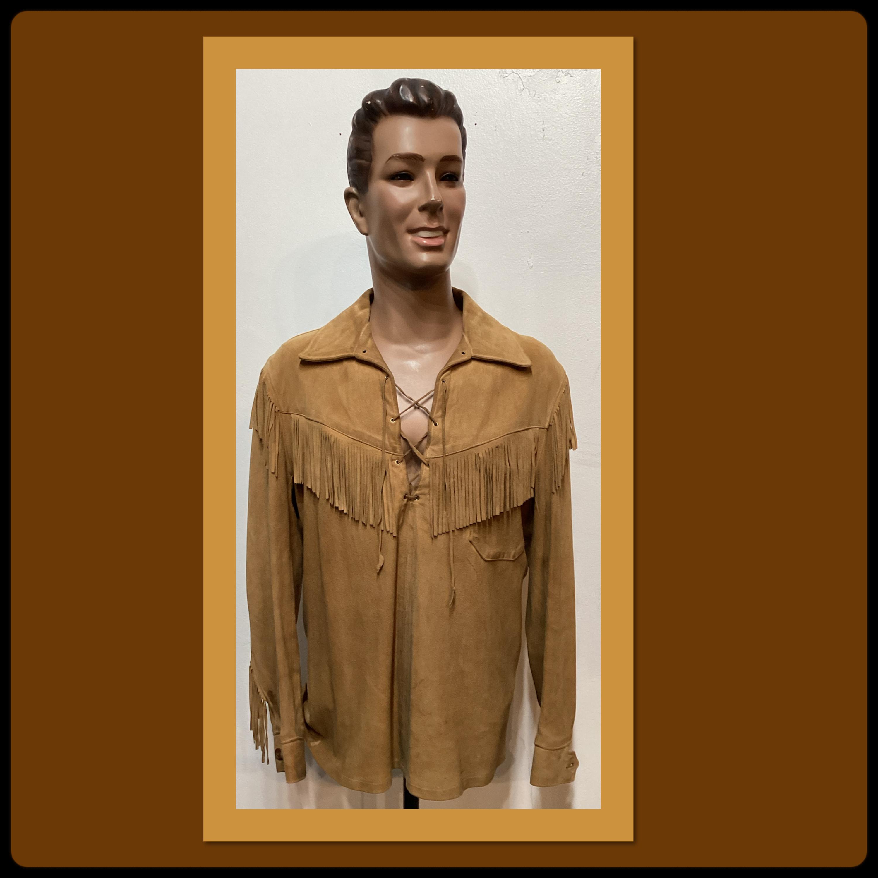Deerskin Trading Post 鹿革シャツ XL Deerskin Trading Post - Etsy