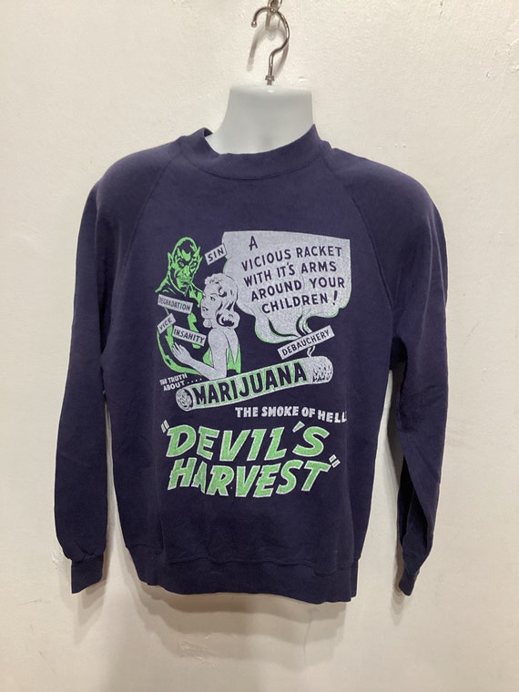 Vintage printed sweatshirt- The cult movie - "Dev… - image 4