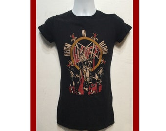 ヴィンテージ スレイヤー シャツ 666 コンサート シャツ バンド T