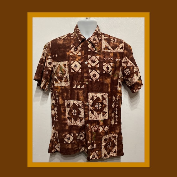 60s ヴィンテージ バティック 額装 ろうけつ染め Vintage Batik 60s