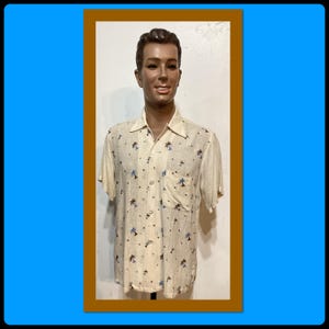 Vintage 1950 Arrow Rayon Shirt - Etsy