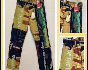 Vintage 60's Levi's Big E Single Stitch Selvedge 501 Jeans Indigo