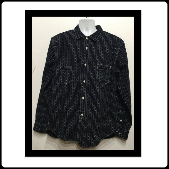 1930s Vintage Reproduction Chin Strap Work Shirt by the