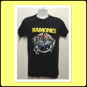 Vintage Printed Rock T-shirt "the Ramones" - Etsy
