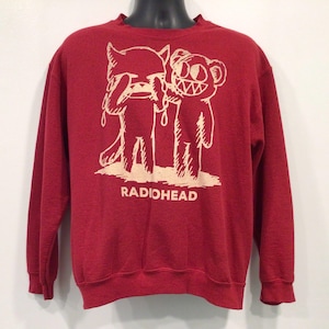 Vintage Printed Radio Head Sweat, Size M…j755 - Etsy Australia