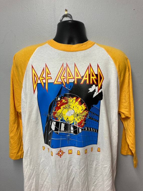 Vintage 1980’s original Def Leppard band tee E5 - image 1