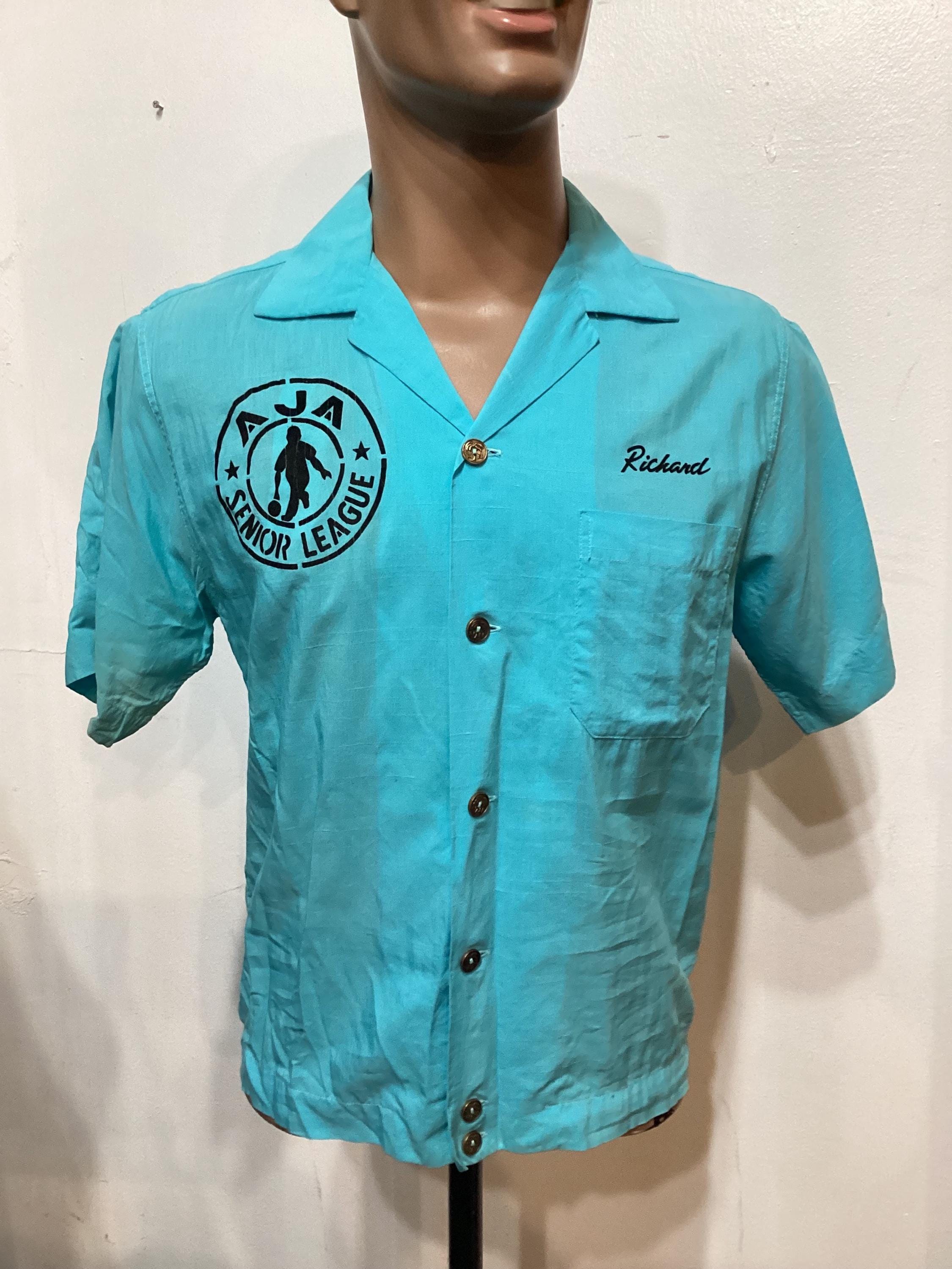 MV237 Vintage 1950's Cotton Bowling Shirt by Hale-niu Honolulu