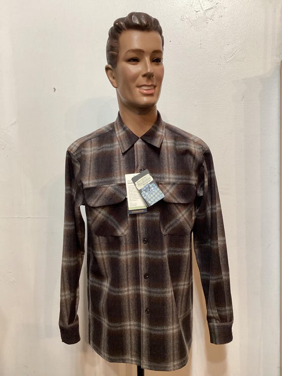 PS112 New Pendleton Men's Board Shirt. Available in Medium, Large