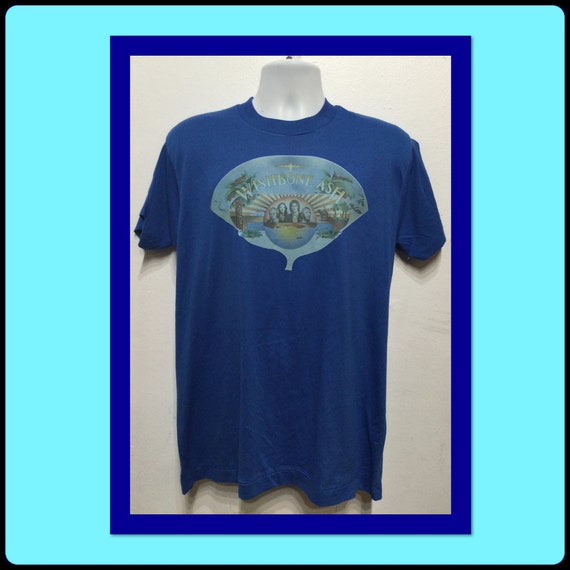 Vintage 1970’s ringer rock T-shirt- "Wishbone Ash.
