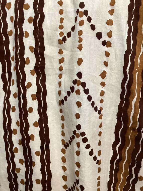 HS356  Vintage 1950's printed two tone cabana set… - image 6