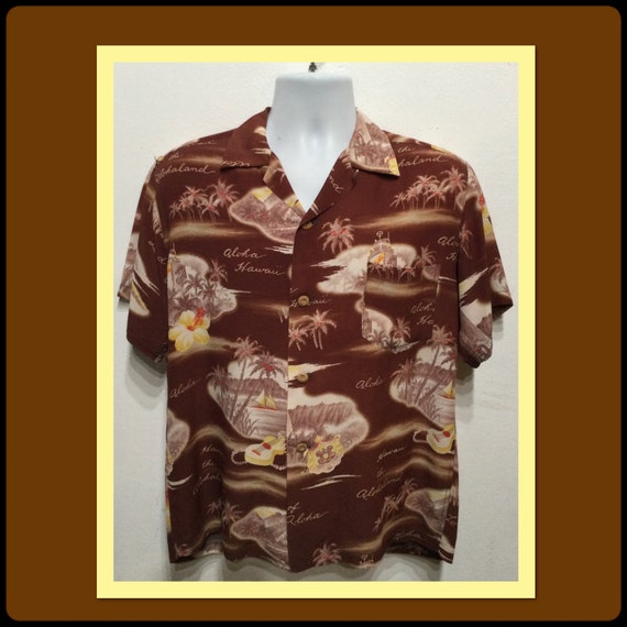 Vintage 1950s rayon Hawaiian shirt - image 1