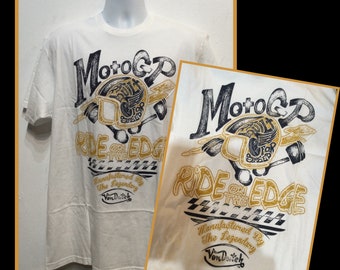 Camiseta estampada- " Von Dutch Moto GP-built for speed " Size X large