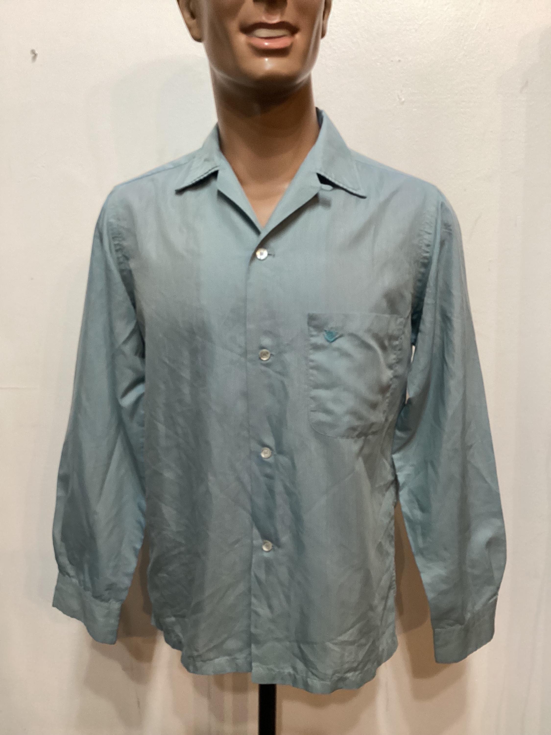 MV197 Vintage 1950's/60's Loop Collar Shirt by Towncraft for