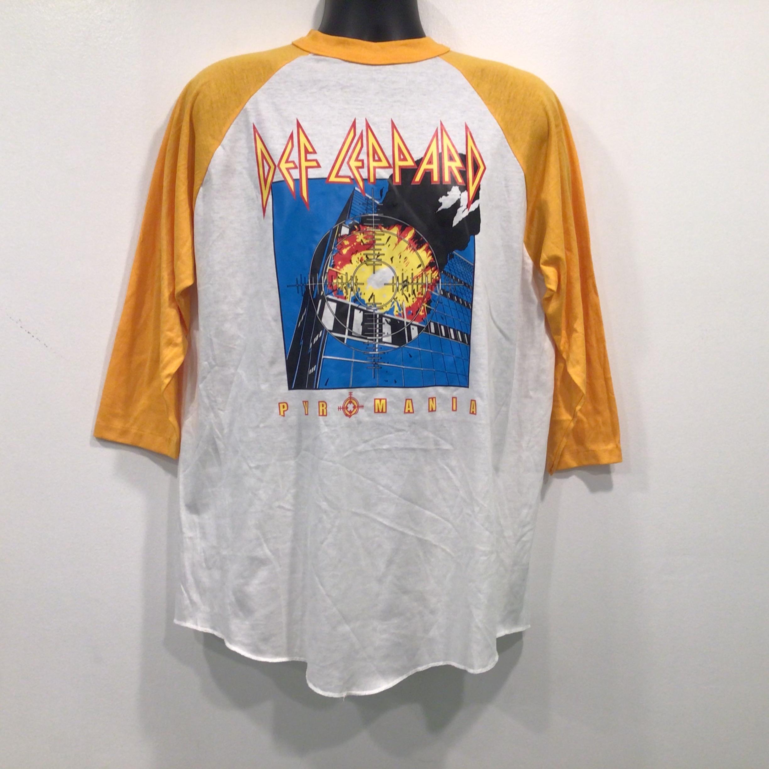 Vintage Original Unworn 1983 Def Leopard Pyromania Decal Tee, Size