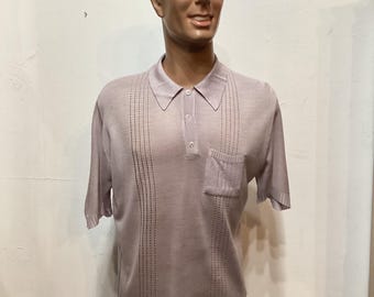MV144 Vintage 1960's/70's Banlon Style Knit Short Sleeve Shirt - Etsy