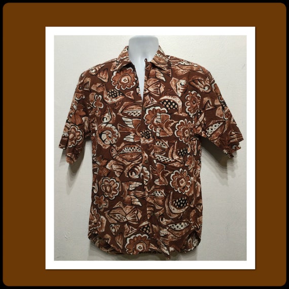 Vintage abstract print shirt by Manuel Ritz Pipo
