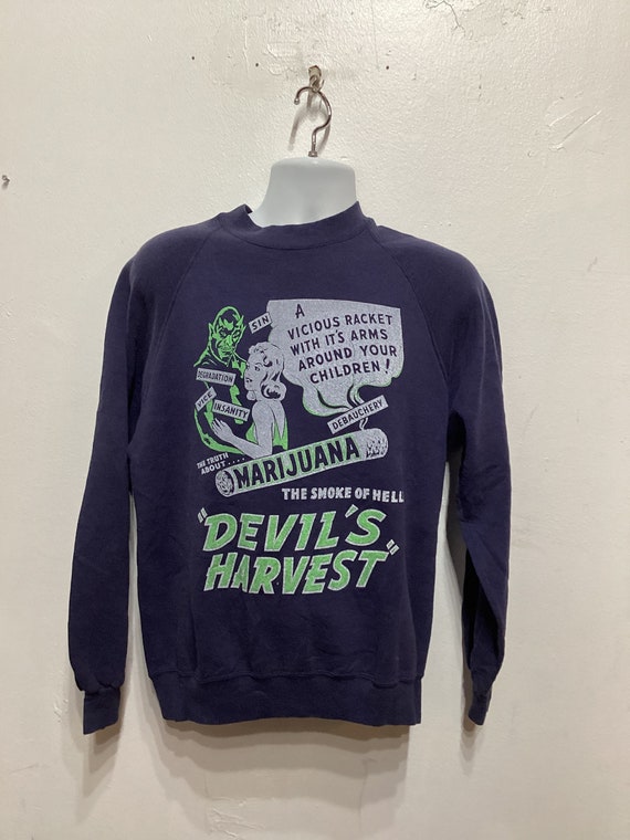 Vintage printed sweatshirt- The cult movie - "Dev… - image 7