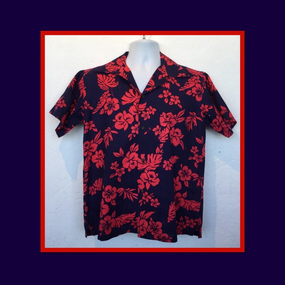 Vintage 1940s/50s cotton Hawaiian shirt