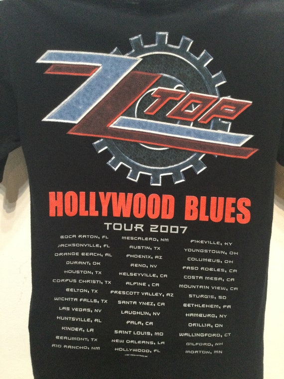 Vintage printed rock T-shirt "ZZ Top- Hollywood B… - image 3