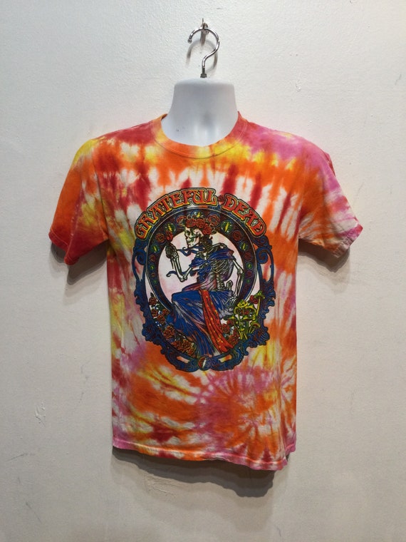 Vintage printed tie dye rock T-shirt - " Grateful… - image 7