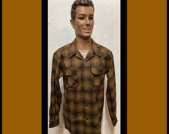 PS111 New Pendleton Men's Board Shirt. Available in medium, large, X large, and XX large