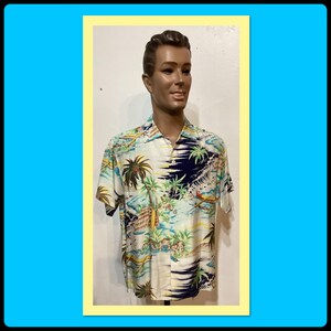 Vintage Rayon Shirt - Etsy