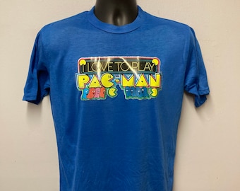 Vintage 1980’s original Pac Man “Love to play” tee