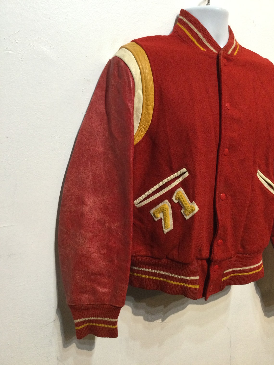 Vintage 1950s 1960s Varsity Wool Letterman's Sports Jacket | Etsy