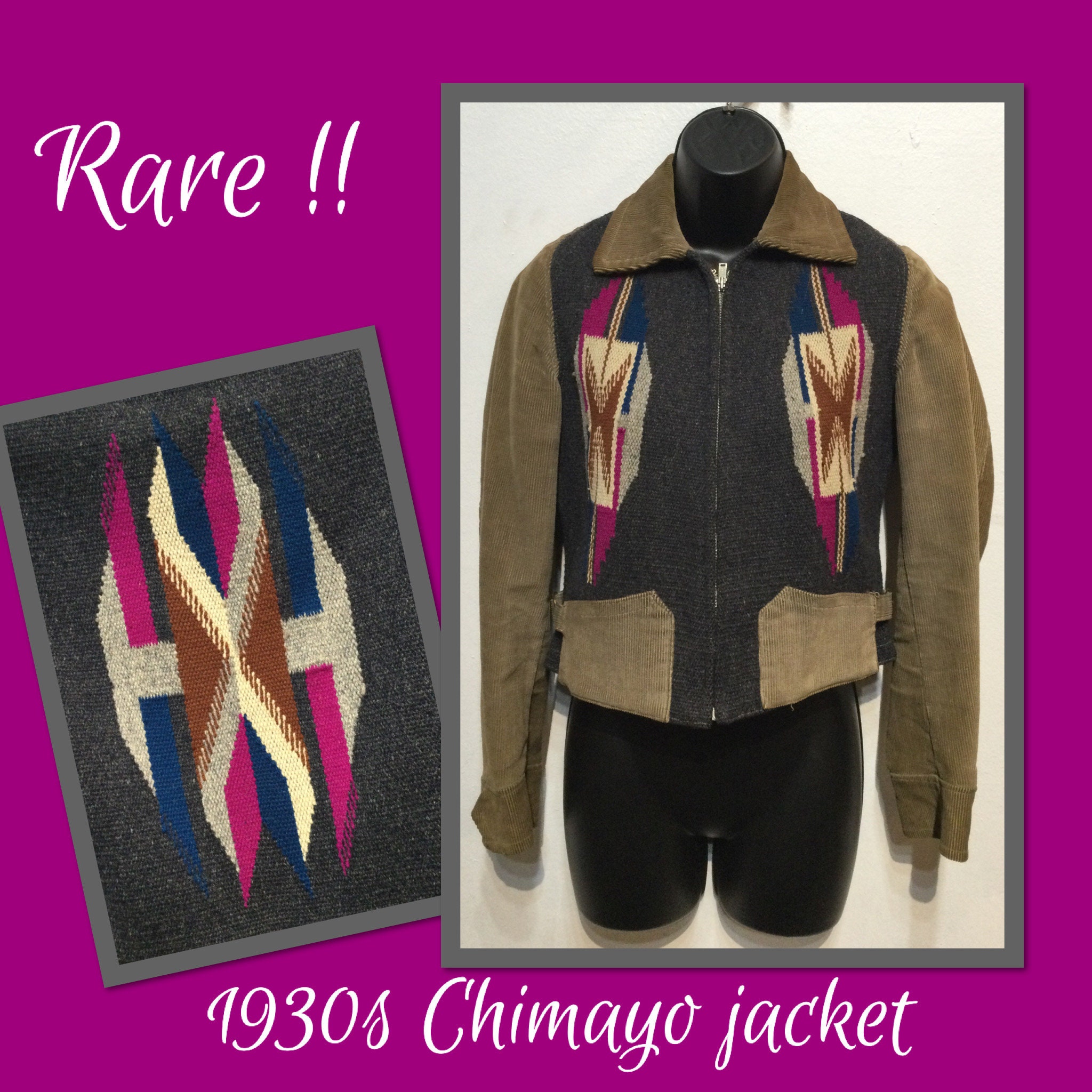 柔らかな質感の DOUBLE RL WILLIAMSON JACKET CHIMAYO M 柔らかな質感の DOUBLE RL WILLIAMSON JACKET CHIMAYO M