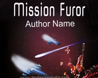 Premade eBook Cover Science Fiction Space Ships Another World Space