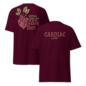 Herz-Crew, Kopfsalat passen auf Sie auf, Rübe, Kinderpflegerin, Cvicu, Karten, chd, Herzkrieger Unisex klassisches T-Shirt