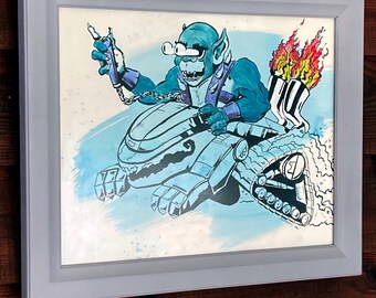 Rat Fink Inspired Panthro Painting