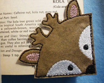 Corner Bookmarks Deer, Goat, horse, Unicorn, Fox, Llama, Cat and Butterfly