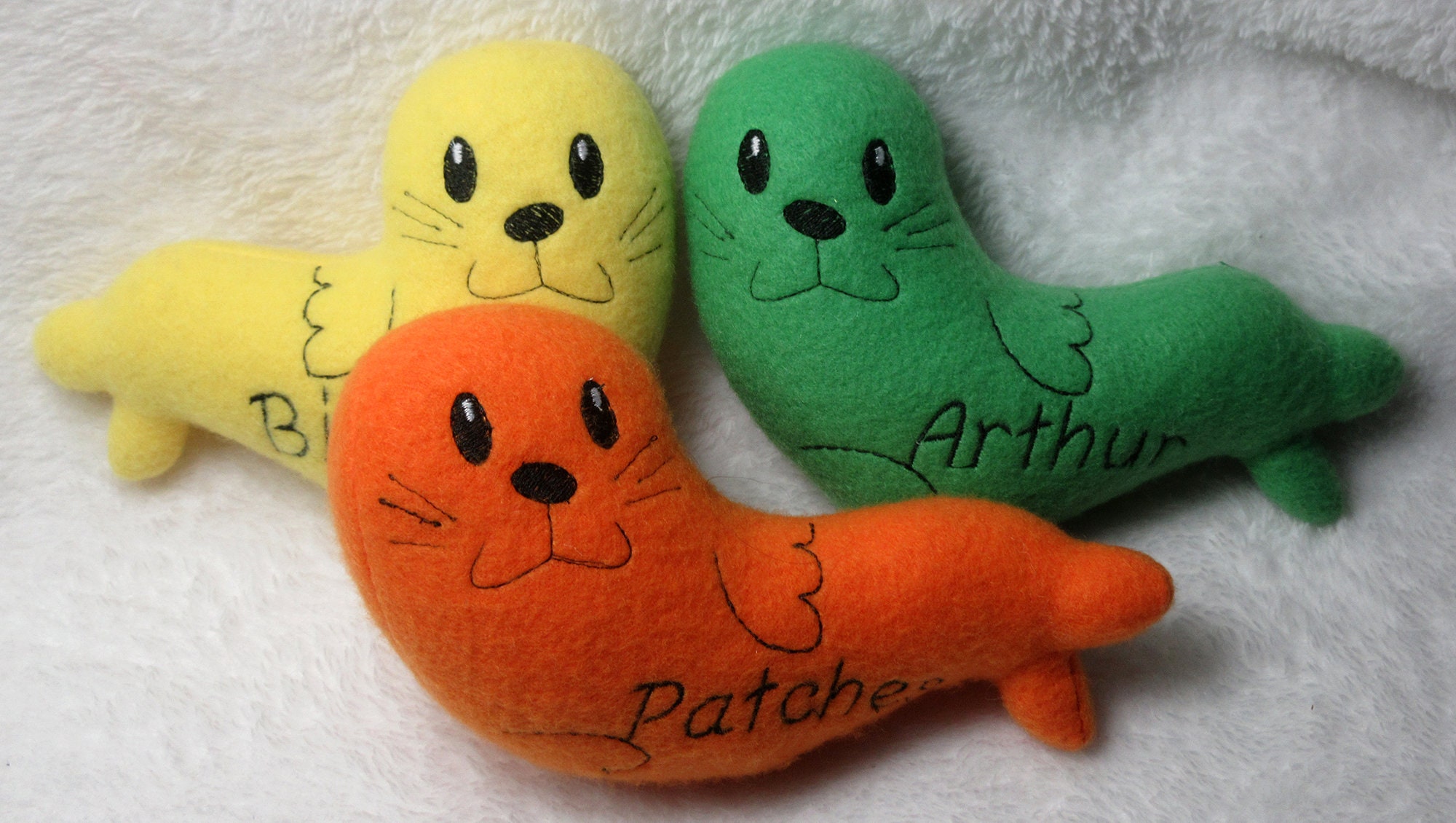 Cat or Dog Toy Seal with Catnip for cat and Squeaker for Dog Etsy