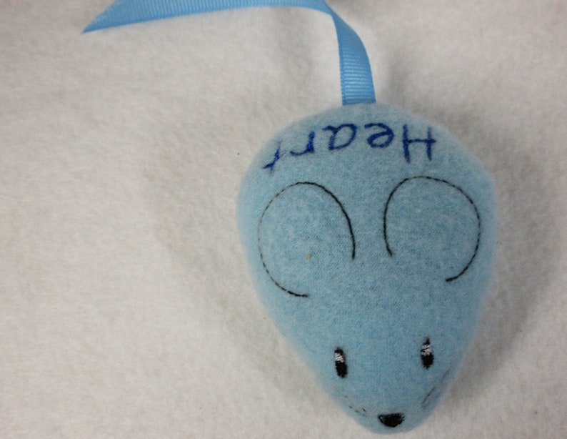 Personalized Cat Toy Mouse with Catnip Two Sizes Small for Kitten Large for Cat image 2