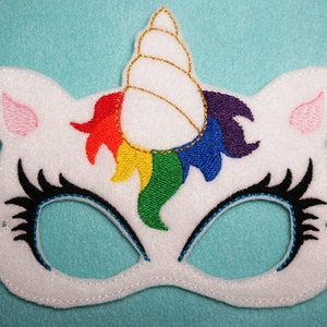 Unicorn Dress Up Mask, Pretend Play, Costume, Cosplay, Party Favor, Halloween